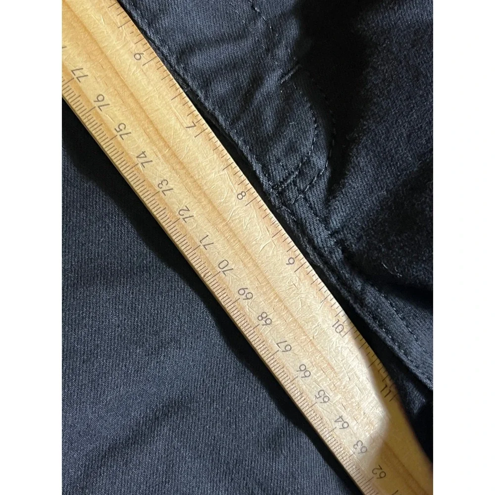 Lee Plus Womens 22Wx30 Medium Black Bootcut Mid Rise Regular Fit Stretch Pants